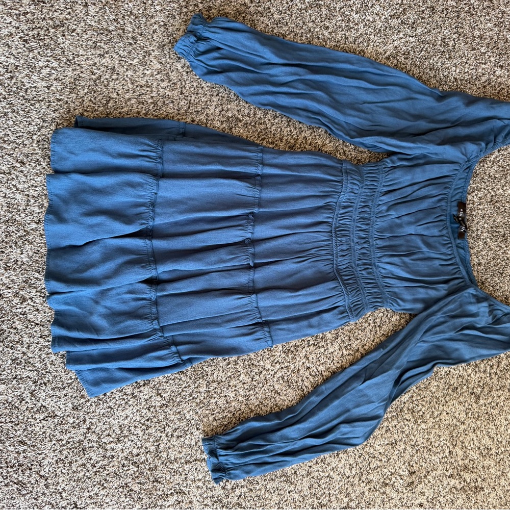 Chic Blue Women's Blouse